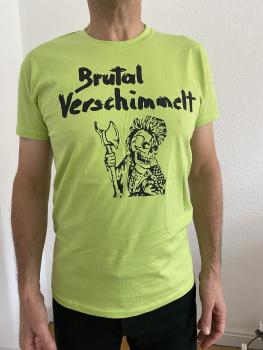 T-Shirt grellgrün mit BV-Logo und Hackmann
