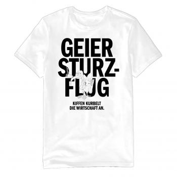 Geier Sturzflug - "Kiffen" Shirt weiß Motiv 1