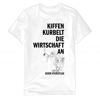 Geier Sturzflug - "Kiffen" Shirt weiß Motiv 2