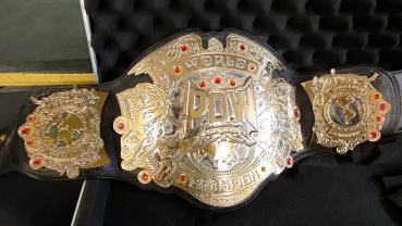 P.O.W - World Heavyweight Champion Belt (Replica) [3 Layer]