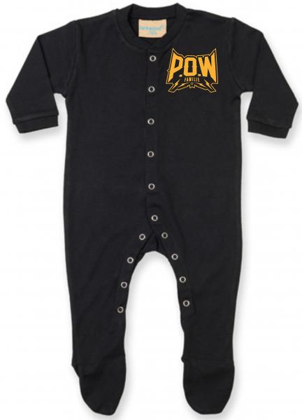 Baby Strampler mit P.O.W Logo