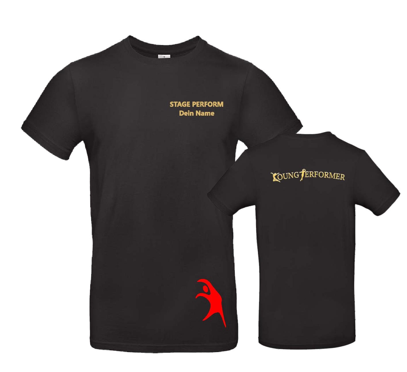 T-Shirt Young Performer mit Name