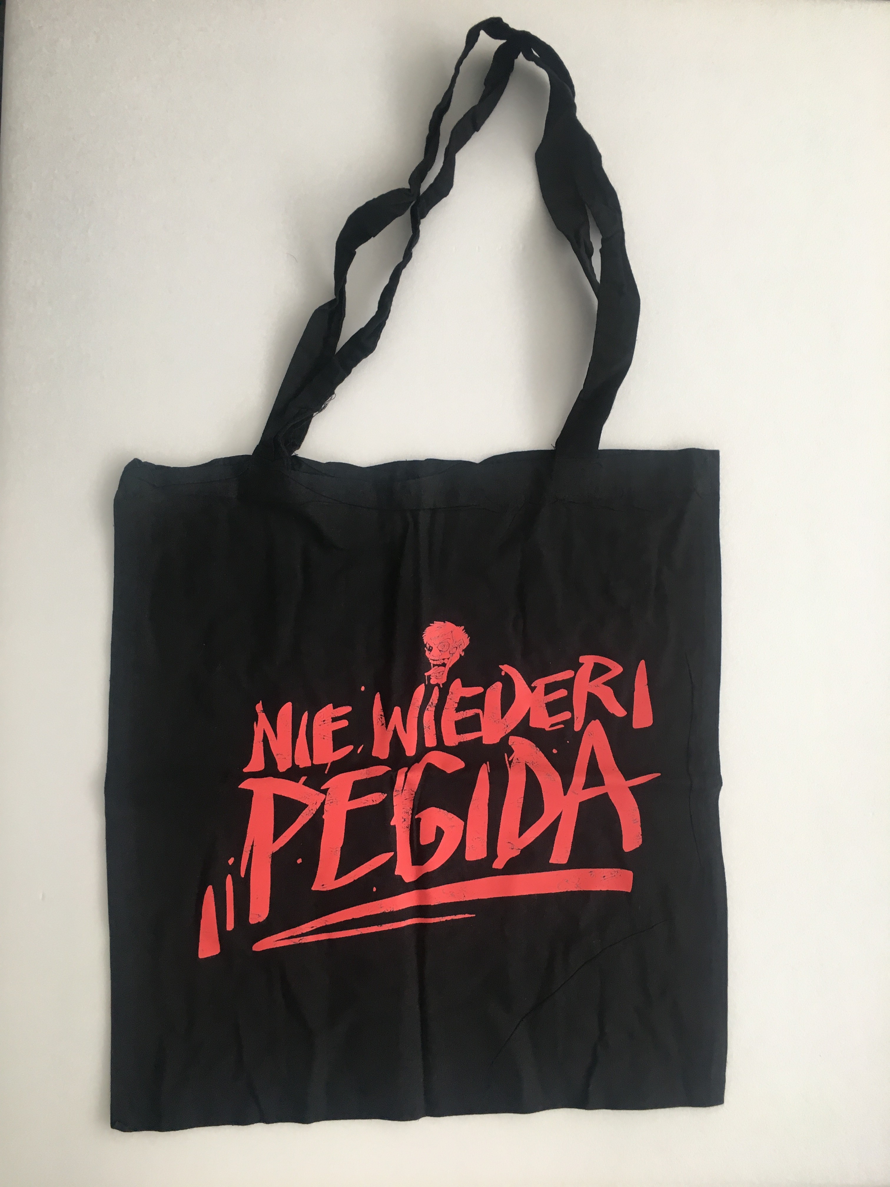 Beutel "Nie wieder Pegida"