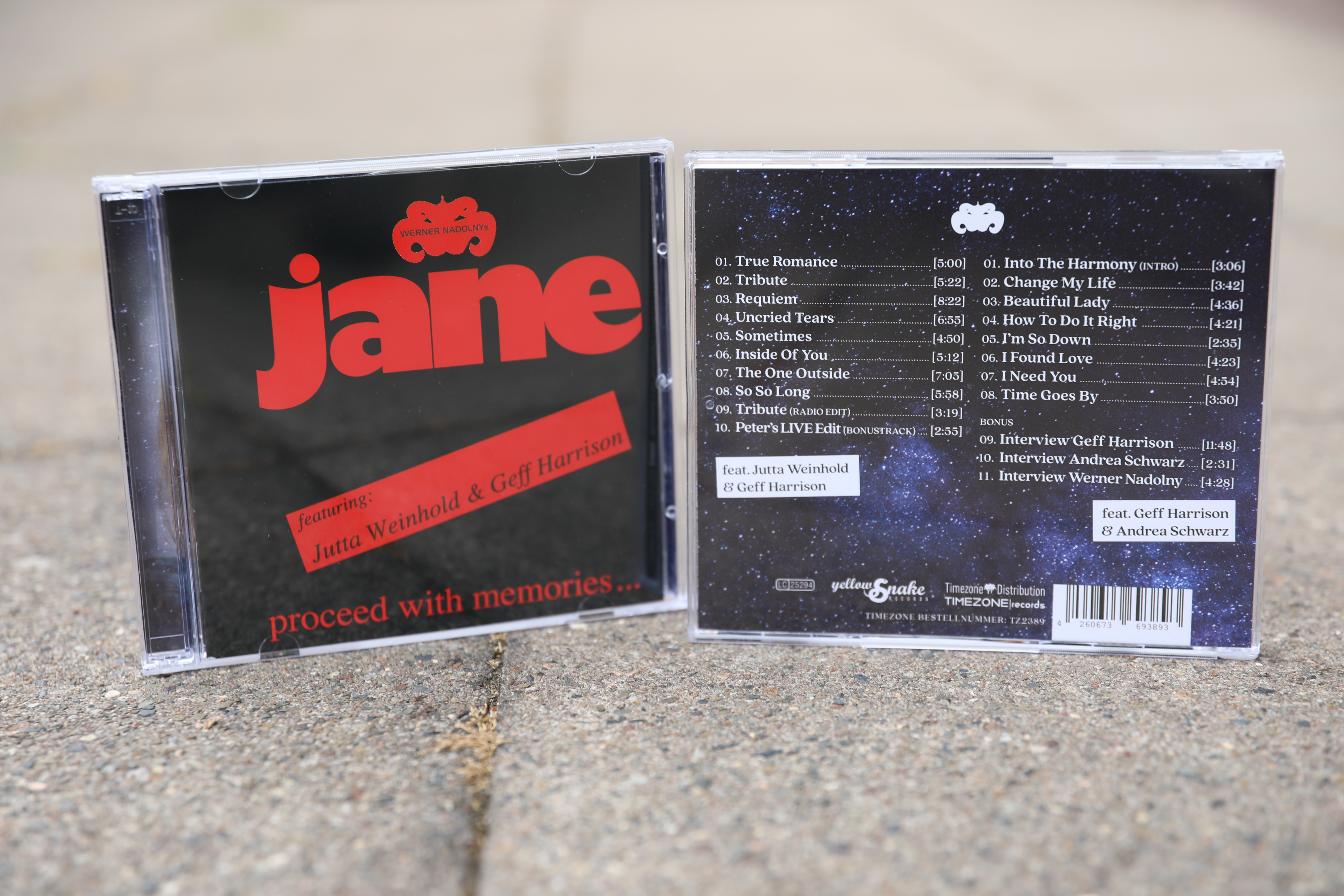 Werner Nadolnys Jane - Proceed with memories [Limited 2 Disc Edition]