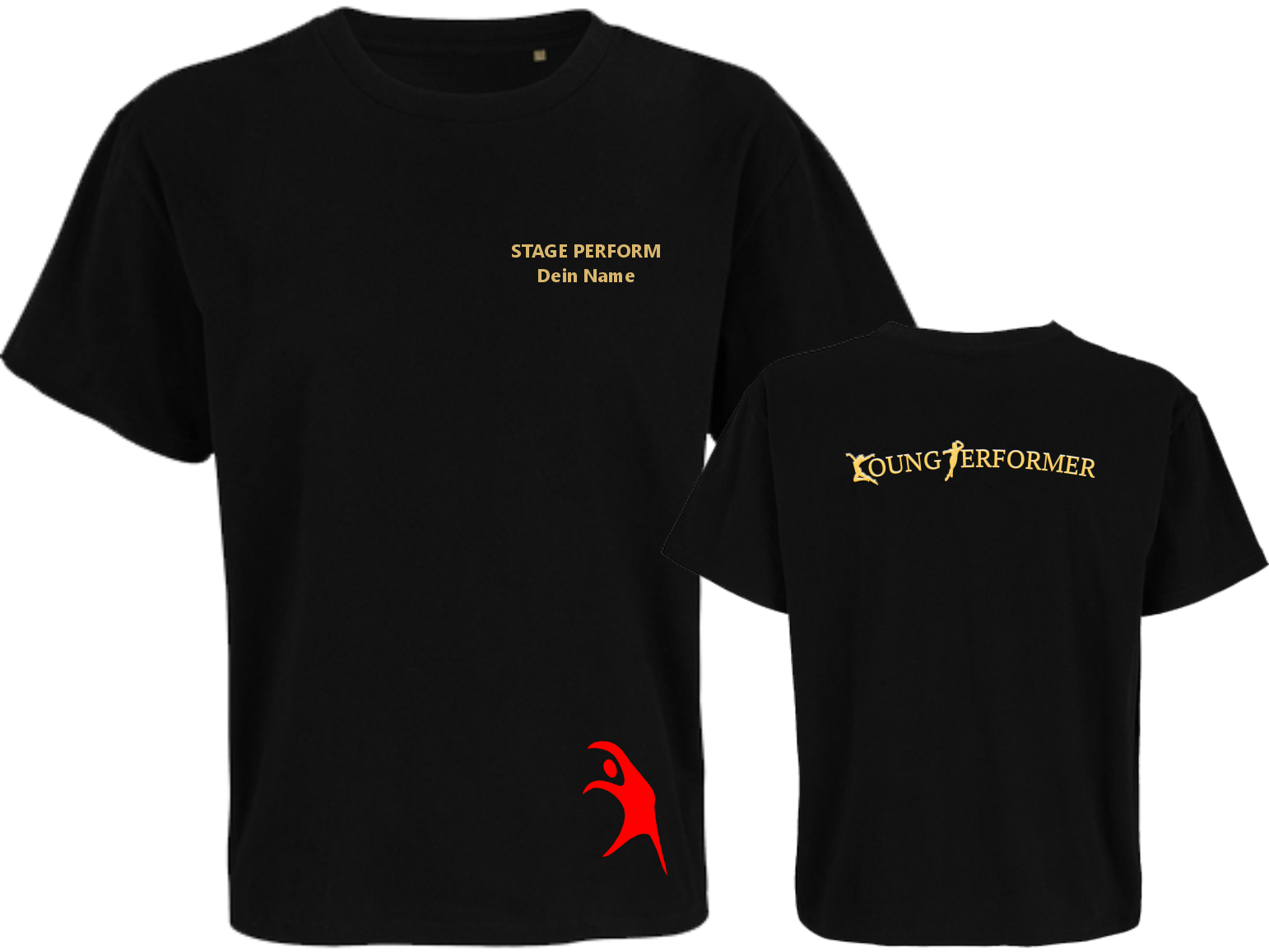 Oversized Young Performer Motiv mit Name